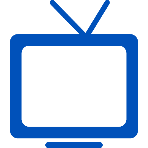 TV Icon Blue