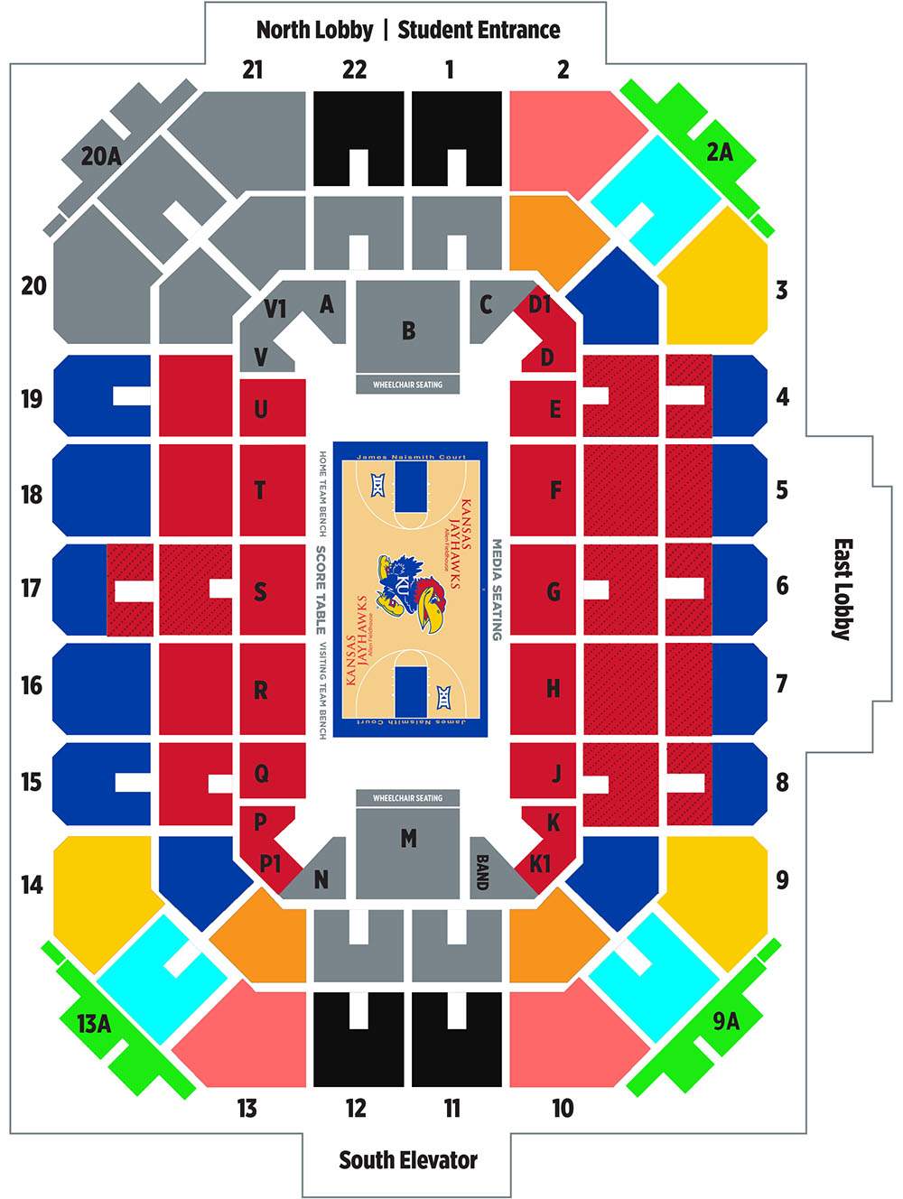 Ku Stadium Seating Chart