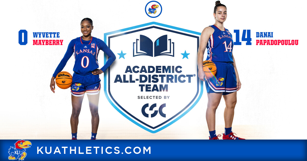 Kansas Women’s Basketball Players Named to 2023-24 Academic All-District Team